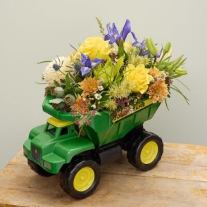 Oh Boy! Flowers in a Truck