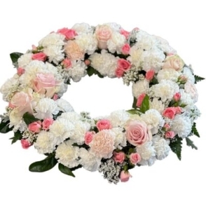 Fresh flower wreath