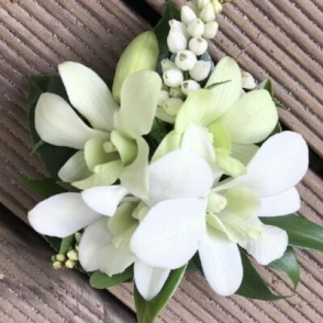 Wrist corsage - orchid