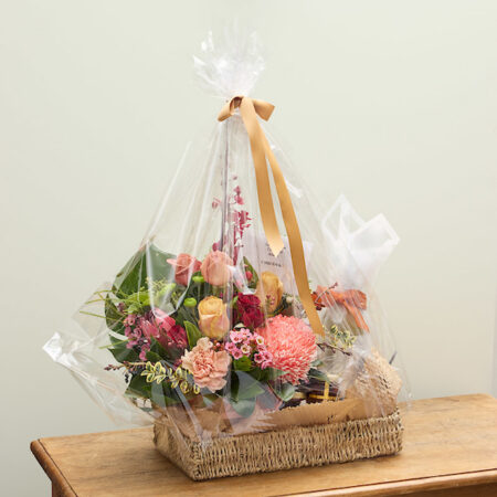 Flower & Gourmet Gift Hamper - Wholesome