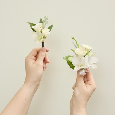 Corsage & buttonhole duo