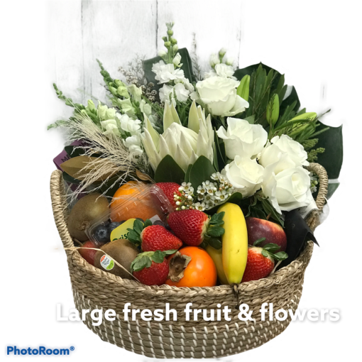 Fresh fruit & flowers