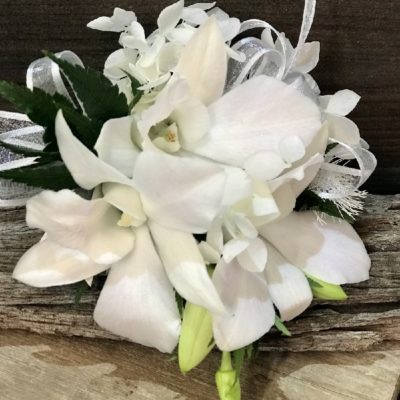 Wrist corsage - orchid