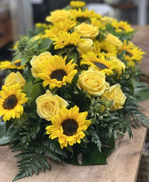 flowers for funerals - sunflowers