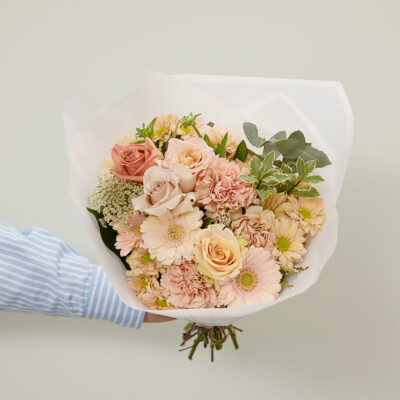 Peaches bouquet a popular flower gift with delivery across Perth
