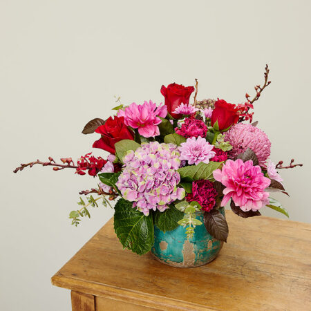 Flower pot arrangement with long lasting flowers Perth delivery