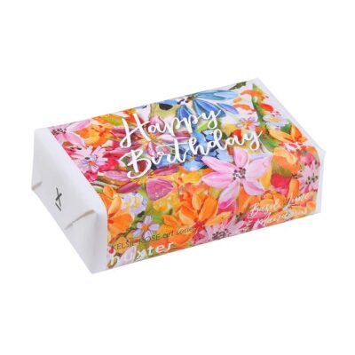 Gift wrapped soap - Happy Birthday