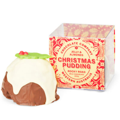 Rocky Road Christmas pudding