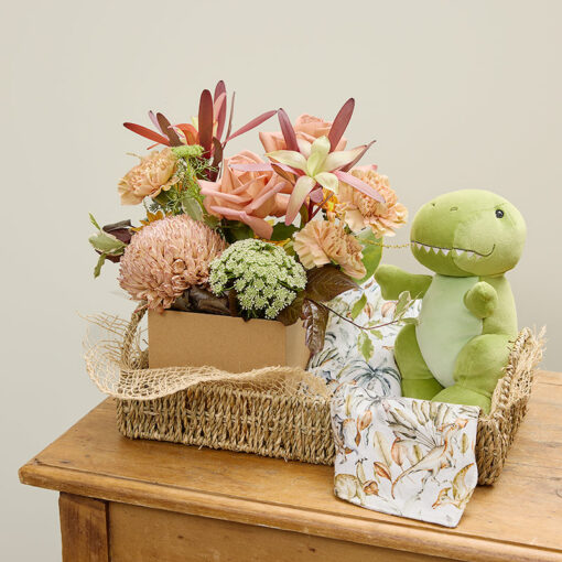 Baby Dinosaur Gift Flowers & Hamper